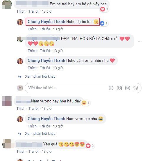 sau thoi gian up mo chung huyen thanh khoe bung bau va tiet lo gioi tinh thai nhi