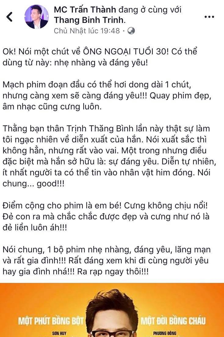 sao viet nhan xet gi ve phim ong ngoai tuoi 30