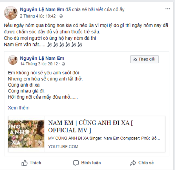 khang dinh khong chieu tro khi cong khai yeu truong giang nam em bi nghi ngo di nguoc loi tuyen bo cua chinh minh