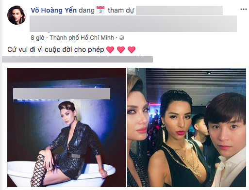mac ap luc bi de doa vo hoang yen xuat hien xinh dep va hua vui het minh tai mot quan bar