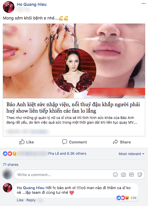 nghe tin bao anh bi thuy dau ho quang hieu sot sang lam ngay dieu nay
