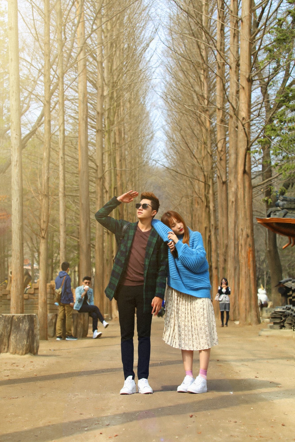 he lo nhung khoanh khac ngot ngao tai han quoc cua cap doi duy ngoc annie giai dieu chung doi