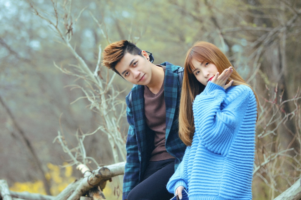 he lo nhung khoanh khac ngot ngao tai han quoc cua cap doi duy ngoc annie giai dieu chung doi