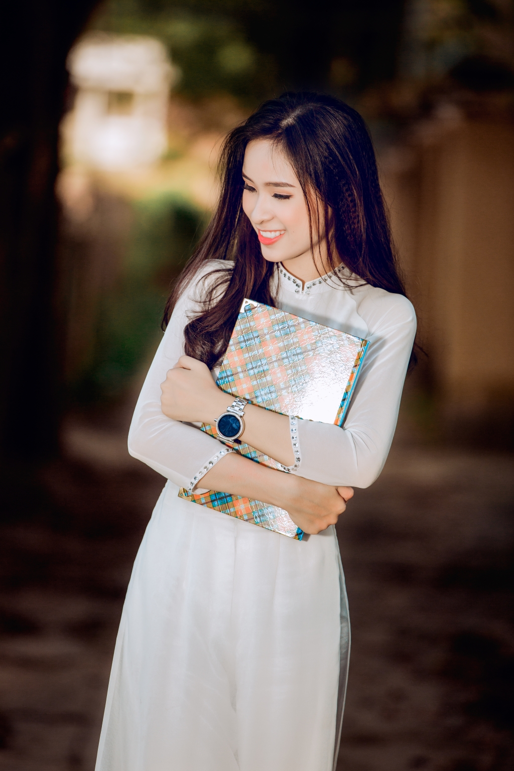 nu sinh phu quoc khoe ve dep trong veo thuot tha voi ta ao dai tinh khoi