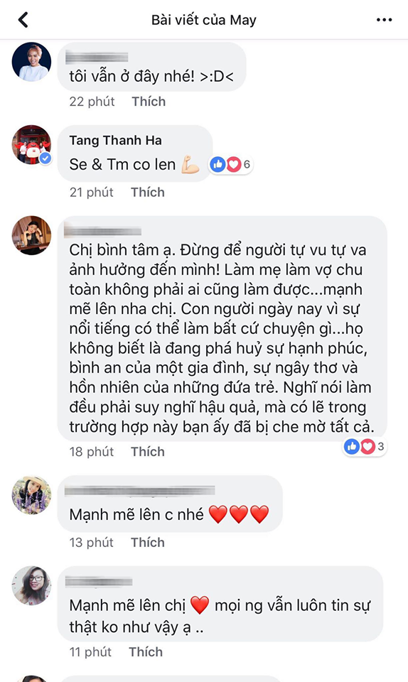 hot tang thanh ha len tieng ung ho vo chong pham anh khoa giua bao to