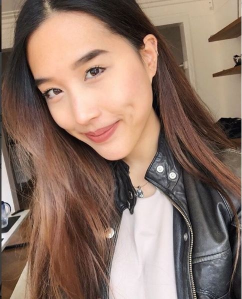chan dung co gai duoc cho la ban gai moi cua dien vien huynh anh