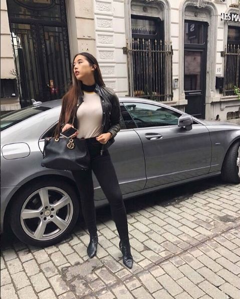 chan dung co gai duoc cho la ban gai moi cua dien vien huynh anh