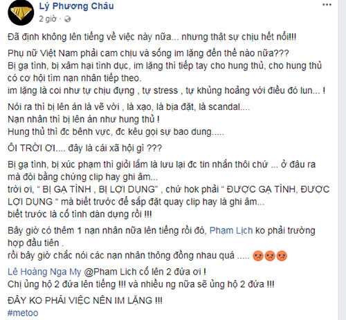 ly phuong chau bi ga tinh im lang la tiep tay cho hung thu