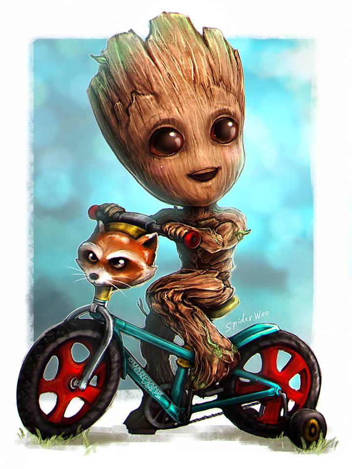 loat anh chibi sieu cute cua cac sieu anh hung trong vu tru dien anh marvel