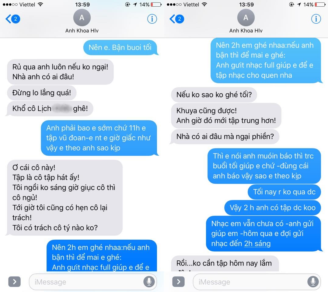 tuc nuoc vo bo pham lich cong khai tin nhan pham anh khoa nhieu lan ru re tap dem khi vo con di vang