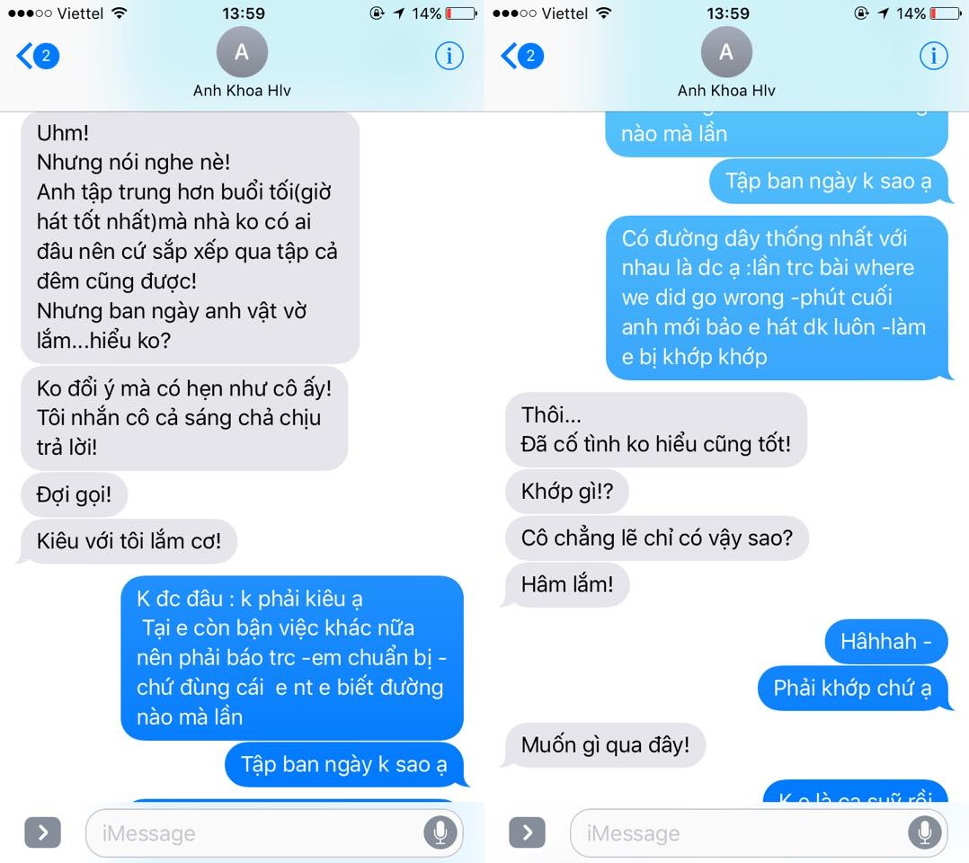 tuc nuoc vo bo pham lich cong khai tin nhan pham anh khoa nhieu lan ru re tap dem khi vo con di vang