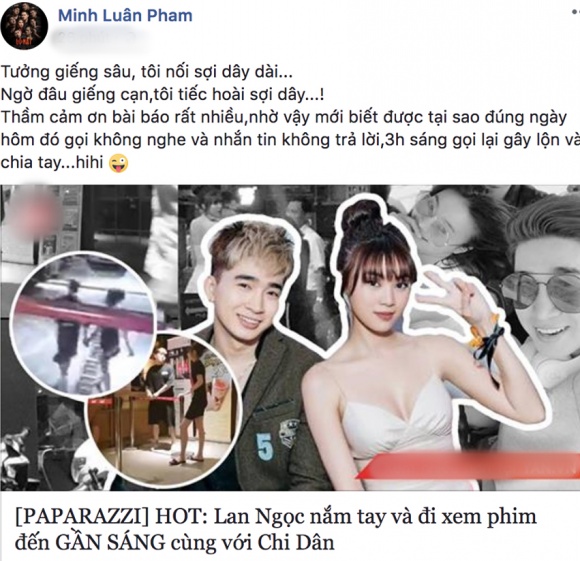 minh luan chia tay lan ngoc la do chi dan
