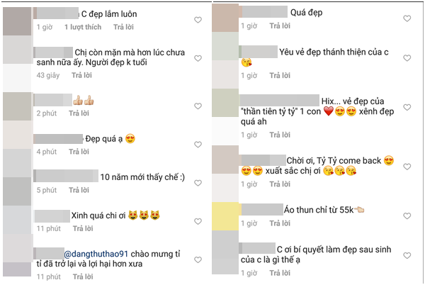 hoa hau dang thu thao gay sot voi ve man ma sau hai thang sinh con
