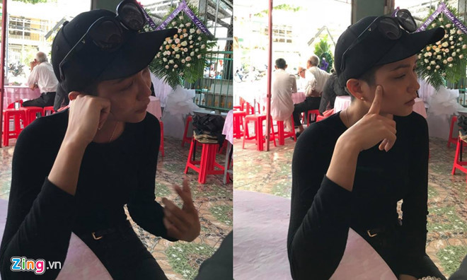 hoa hau hhen nie ngoi xe tang dua tien stylist mi goi ve noi an nghi