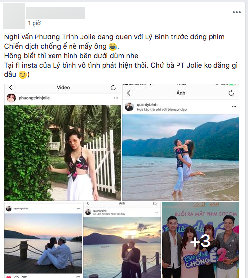 Nghi án Phương Trinh Jolie bí mật yêu nam diễn viên Lý Bình? nghi an phuong trinh jolie bi mat yeu nam dien vien ly binh