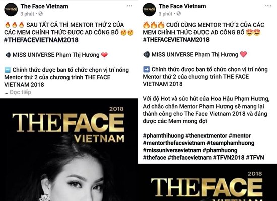 ho ngoc ha duoc moi lam hlv the face vietnam 2018