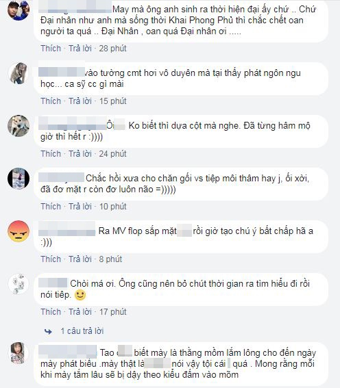 ca si dai nhan nhan gach da vi cho rang chuyen cua btv minh tiep khong dang bi day di qua xa