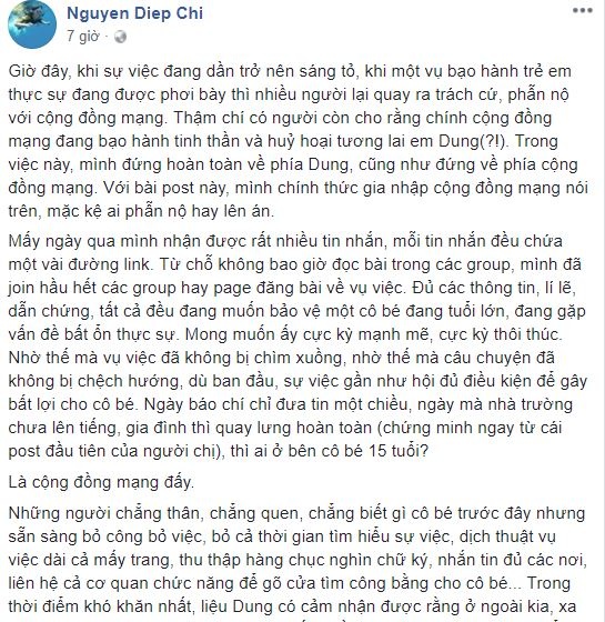 sau scandal cua btv minh tiep mc diep chi mong moi nguoi dung tay chay vtv