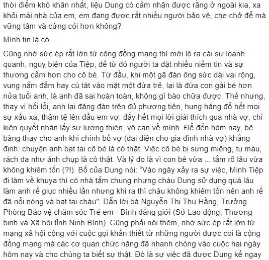 sau scandal cua btv minh tiep mc diep chi mong moi nguoi dung tay chay vtv