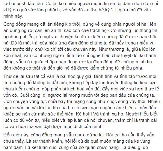 sau scandal cua btv minh tiep mc diep chi mong moi nguoi dung tay chay vtv
