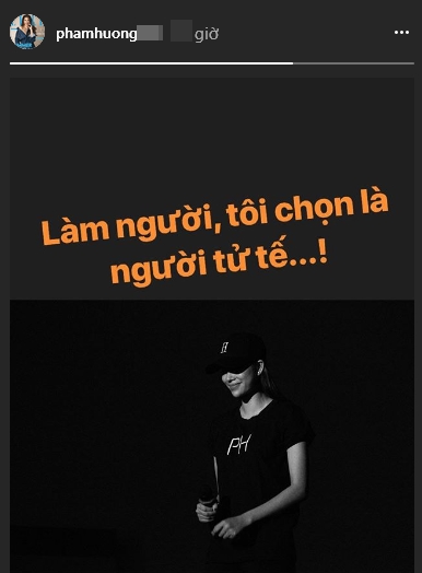 giua on ao doi tu pham huong khoa facebook nhung lai an y tren instargram toi chon la nguoi tu te