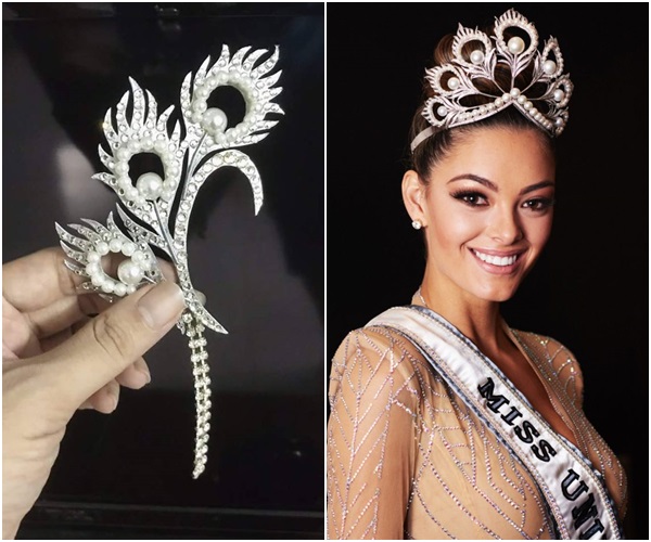 fan tu tay thiet ke khuyen tai sieu dep cho hhen nie de chinh chien miss universe 2018