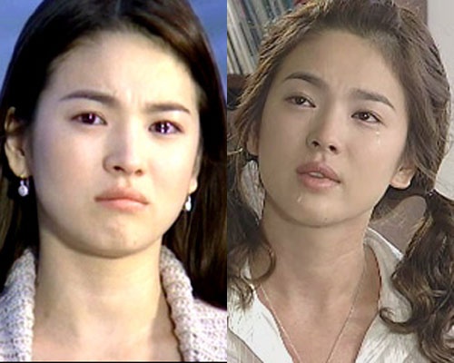 cung la roi nuoc mat thoi nhung dang cap dien xuat cua song hye kyo khien nha phuong xach dep chay theo khong kip