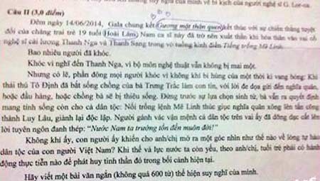 Trước khi 'hoàng tử xiếc' xuất hiện trong đề thi 2018, nhiều sao Việt cũng từng được vinh danh như vậy truoc khi hoang tu xiec xuat hien trong de thi 2018 nhieu sao viet cung tung duoc vinh danh nhu vay