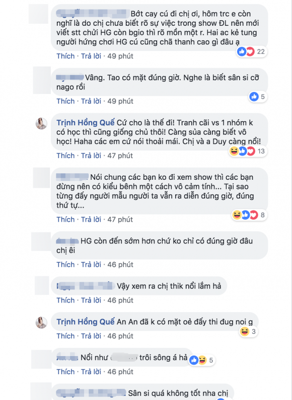 bi fan huong giang chi trich hong que phan phao cac em cu noi thoai mai chi va anh duy cang noi