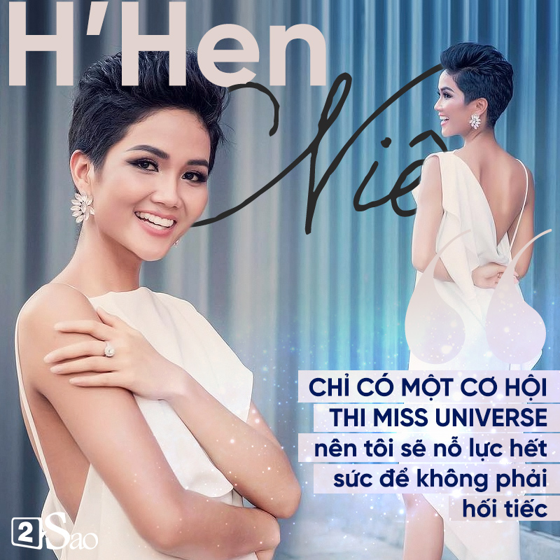 da san sang cho miss universe hhen nie toi muon la dai dien thien chien nhat cua viet nam
