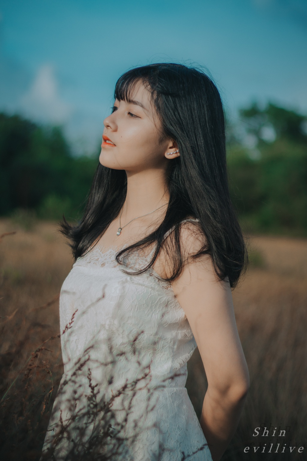 bo anh dep nhu mot thuoc phim cua nu sinh phu quoc tha dang giua dong co