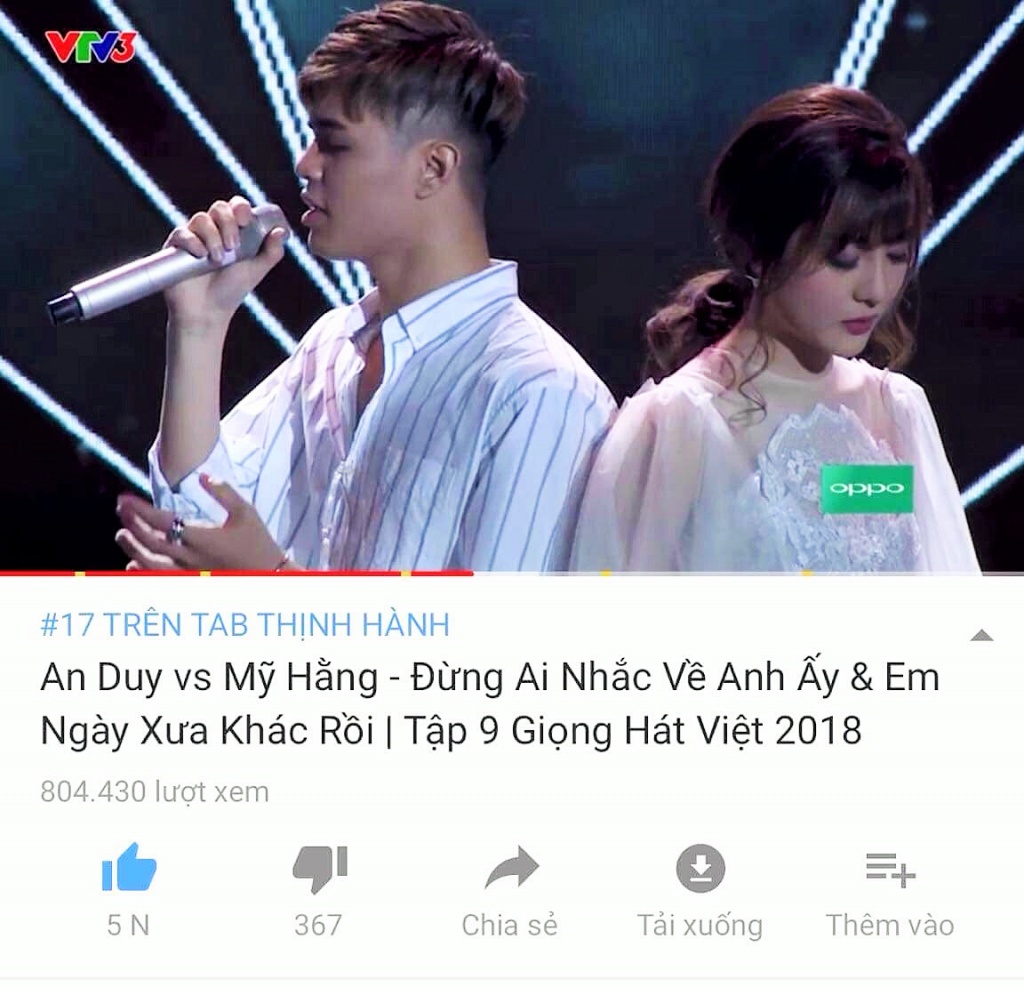 the voice 3 ban mashup cua team hlv thu phuong lot trending tren youtube