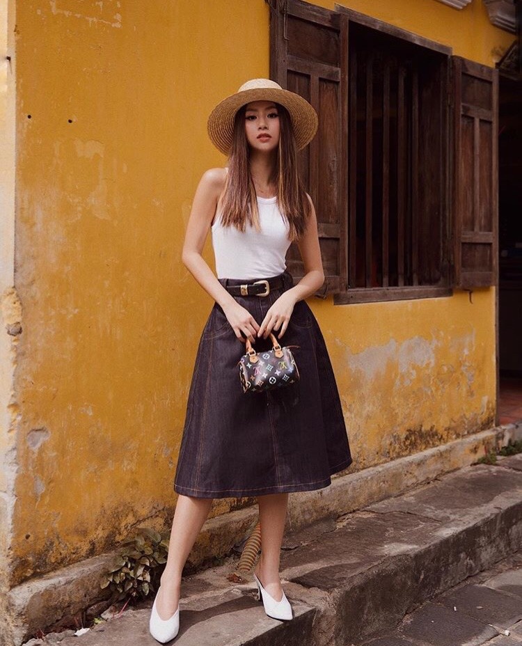 1001 cach mix do jeans sieu chat cua quynh anh shyn