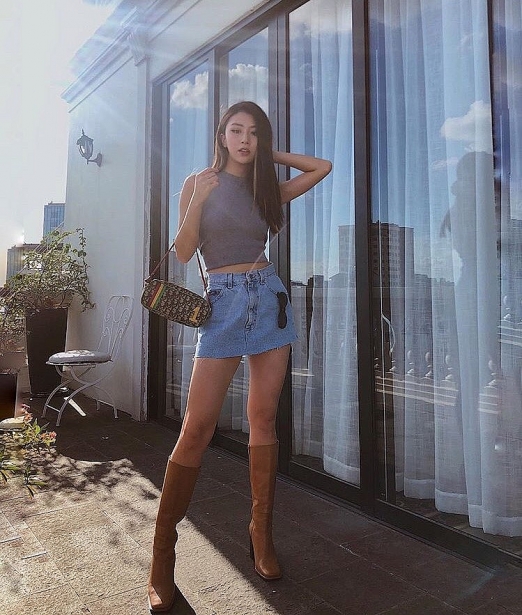 1001 cach mix do jeans sieu chat cua quynh anh shyn