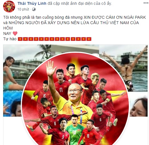 phan ung cua sao viet sau tran thua cua u23 viet nam truoc han quoc tai tran ban ket asiad 2018