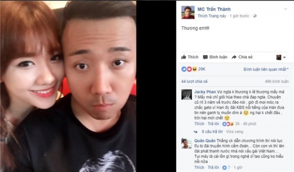 yeu 2 nam danh hai dinh dam nhat showbiz hari won va nha phuong lai co cuoc song qua trai nguoc