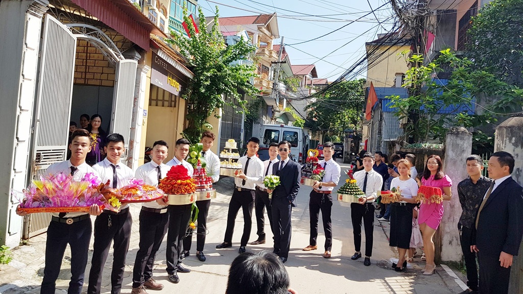 Ảnh đám hỏi của Trần Tú 'Người phán xử' và vợ đẹp ở Thái Nguyên anh dam hoi cua tran tu nguoi phan xu va vo dep o thai nguyen