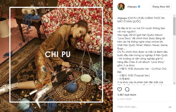 hot chi pu thong bao tan cong kpop dang tai album tren melon va mnet