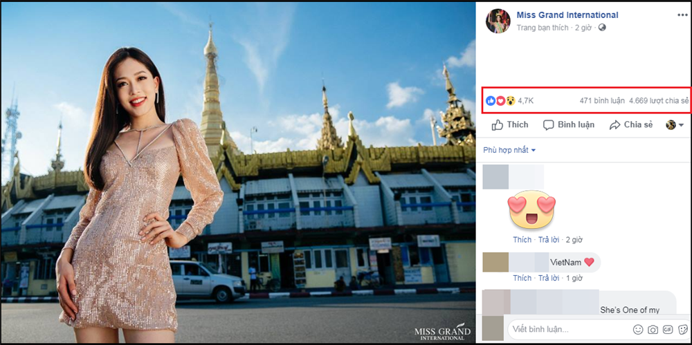 anh chan dung cua bui phuong nga nhan bao like share tai miss grand international 2018
