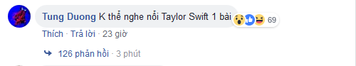 tung duong khong the nghe noi taylor swift 1 bai