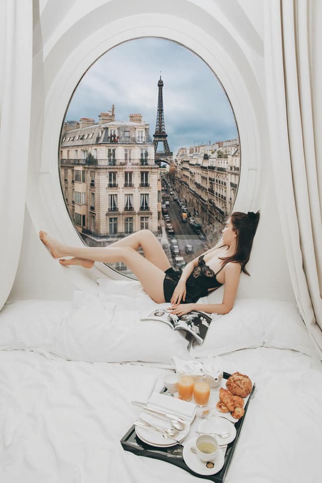 vu khac tiep tung bang chung khi bi cho la cung ngoc trinh ghep canh o paris de song ao