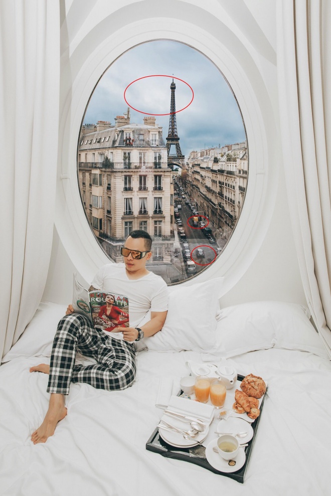 vu khac tiep tung bang chung khi bi cho la cung ngoc trinh ghep canh o paris de song ao