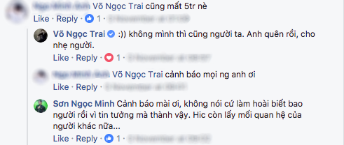 son ngoc minh mlee va nhieu nghe si tre v biz bi ke mao danh lua dao hon 300 trieu dong