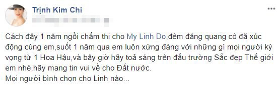 sao viet ram ro dong vien do my linh truoc dem chung ket hoa hau the gioi 2017