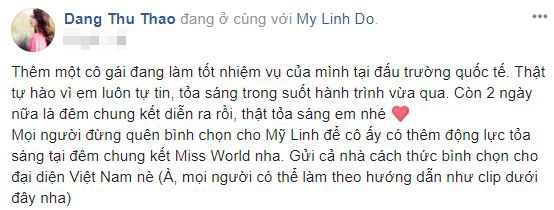 sao viet ram ro dong vien do my linh truoc dem chung ket hoa hau the gioi 2017