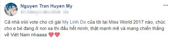 sao viet ram ro dong vien do my linh truoc dem chung ket hoa hau the gioi 2017