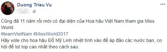 sao viet ram ro dong vien do my linh truoc dem chung ket hoa hau the gioi 2017