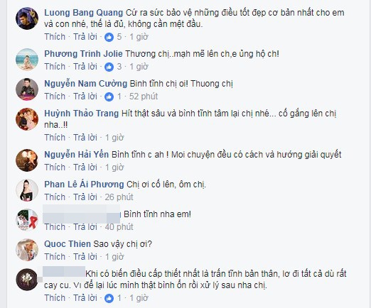 thu thuy dang status day an y giua thoi diem xuat hien tin don da ly hon voi chong