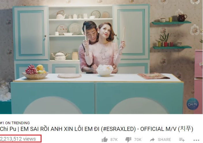 nhung dieu dac biet chi co trong mv em sai roi anh xin loi em di cua chi pu