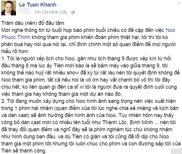 Noo Phước Thịnh xác định tin đồn rạn nứt tình cảm với Thủy Tiên noo phuoc thinh xac dinh tin don ran nut tinh cam voi thuy tien